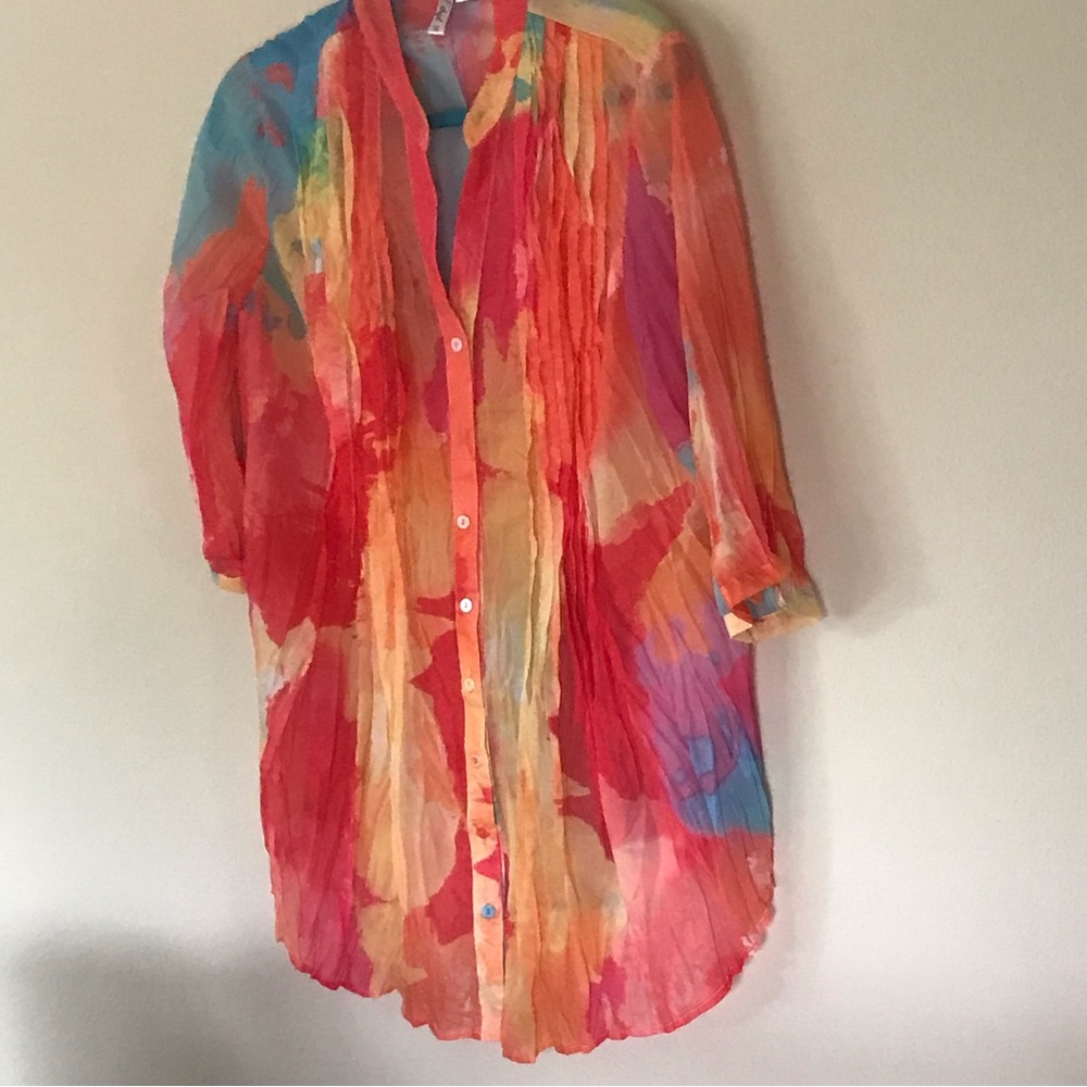 Painted Colors Blouse and Pants